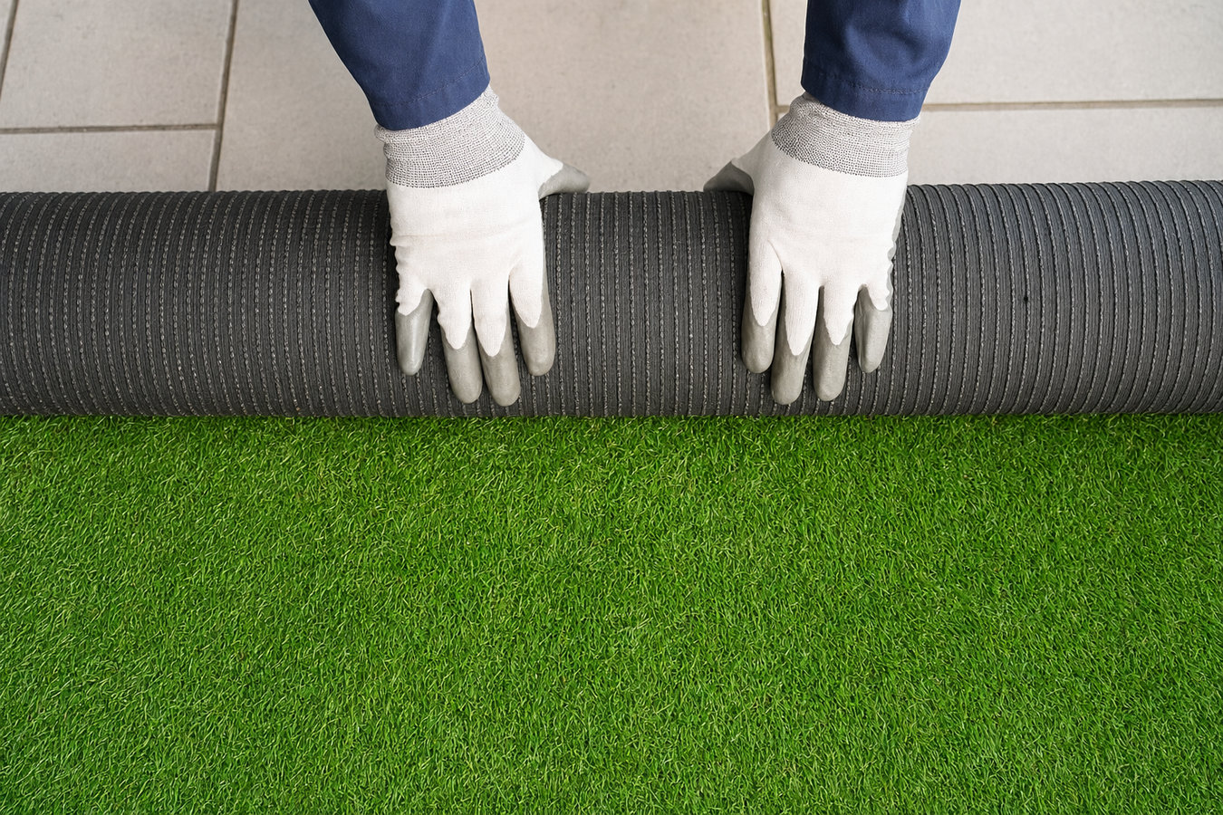 Artificial turf installation in Winter Haven, FL